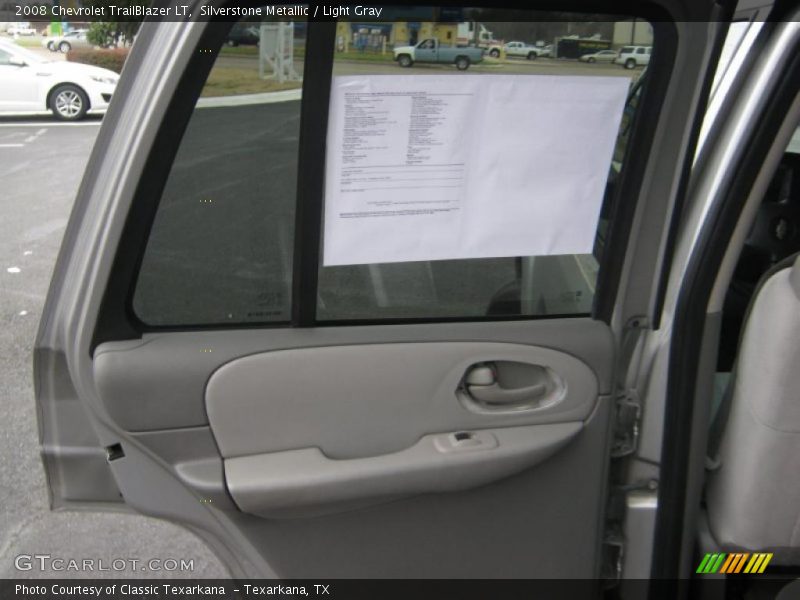 Silverstone Metallic / Light Gray 2008 Chevrolet TrailBlazer LT