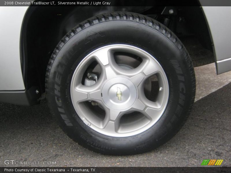 Silverstone Metallic / Light Gray 2008 Chevrolet TrailBlazer LT