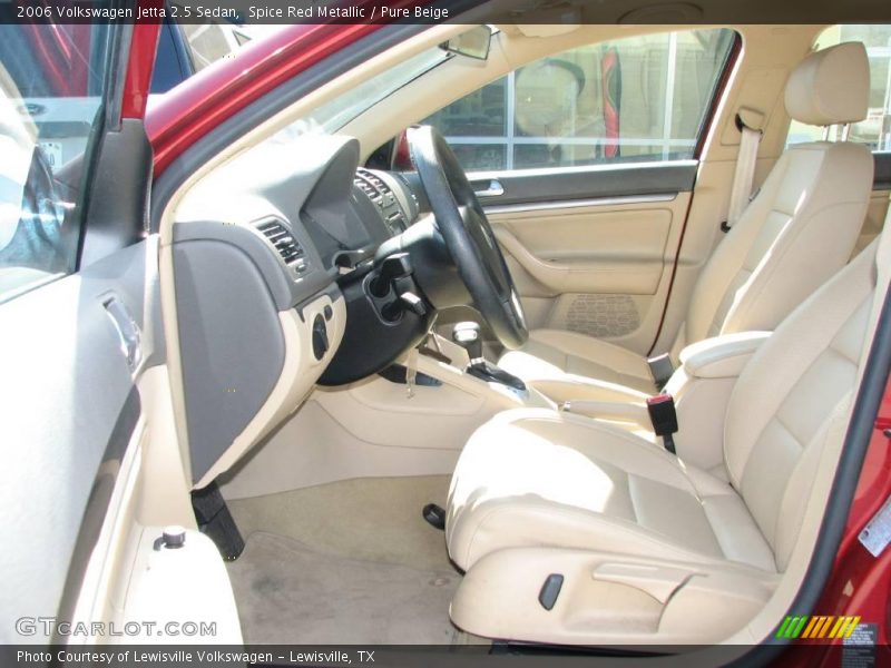Spice Red Metallic / Pure Beige 2006 Volkswagen Jetta 2.5 Sedan