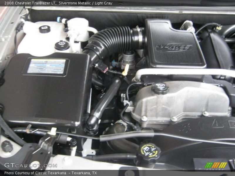 Silverstone Metallic / Light Gray 2008 Chevrolet TrailBlazer LT