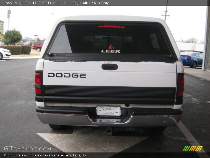 Bright White / Mist Gray 1999 Dodge Ram 1500 SLT Extended Cab