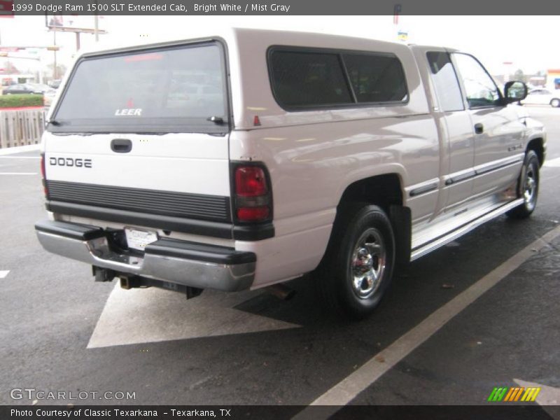 Bright White / Mist Gray 1999 Dodge Ram 1500 SLT Extended Cab
