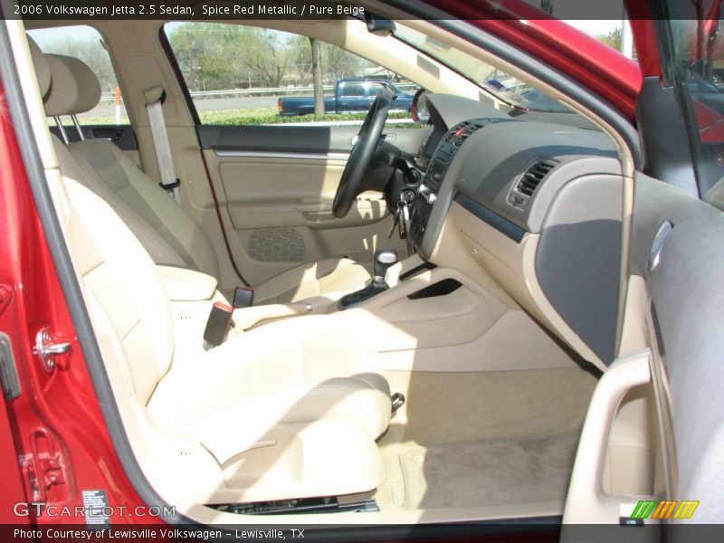 Spice Red Metallic / Pure Beige 2006 Volkswagen Jetta 2.5 Sedan
