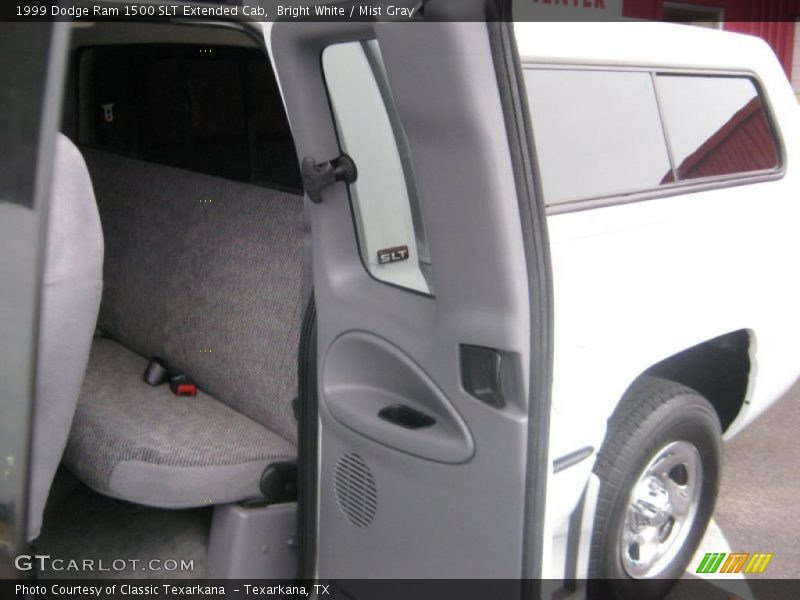 Bright White / Mist Gray 1999 Dodge Ram 1500 SLT Extended Cab