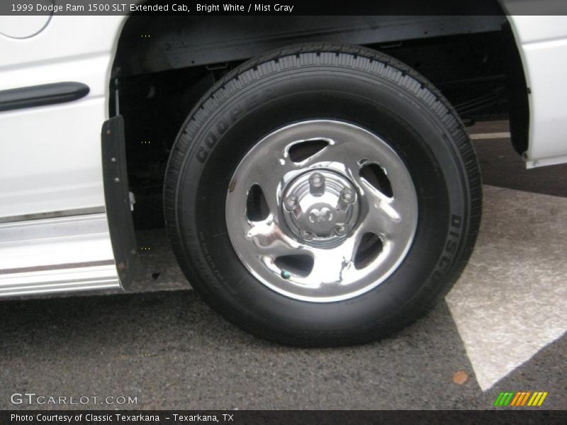 Bright White / Mist Gray 1999 Dodge Ram 1500 SLT Extended Cab