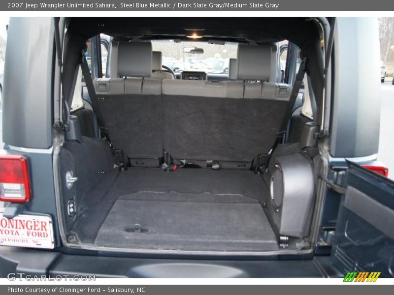 Steel Blue Metallic / Dark Slate Gray/Medium Slate Gray 2007 Jeep Wrangler Unlimited Sahara