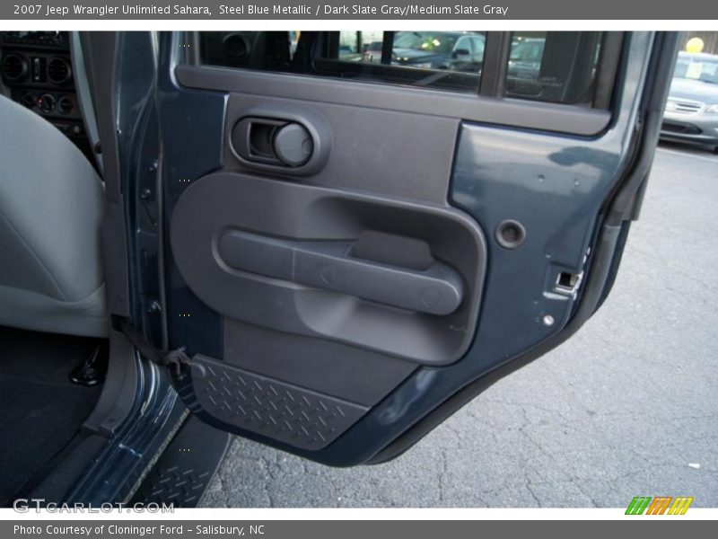 Steel Blue Metallic / Dark Slate Gray/Medium Slate Gray 2007 Jeep Wrangler Unlimited Sahara