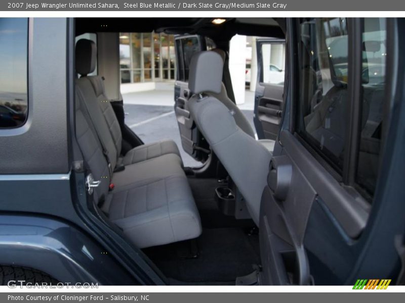 Steel Blue Metallic / Dark Slate Gray/Medium Slate Gray 2007 Jeep Wrangler Unlimited Sahara