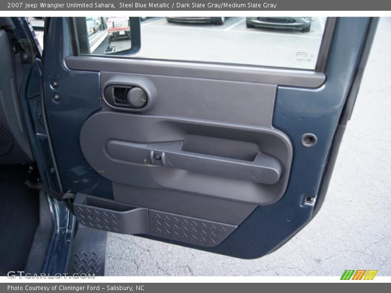 Steel Blue Metallic / Dark Slate Gray/Medium Slate Gray 2007 Jeep Wrangler Unlimited Sahara