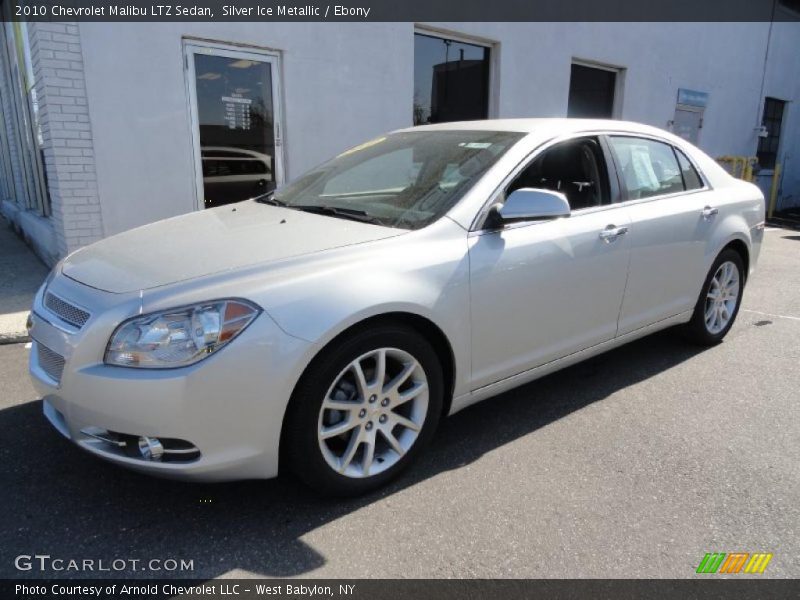 Silver Ice Metallic / Ebony 2010 Chevrolet Malibu LTZ Sedan