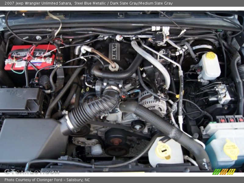Steel Blue Metallic / Dark Slate Gray/Medium Slate Gray 2007 Jeep Wrangler Unlimited Sahara