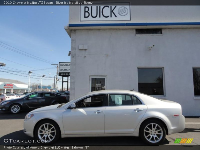 Silver Ice Metallic / Ebony 2010 Chevrolet Malibu LTZ Sedan