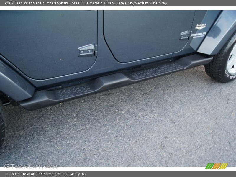 Steel Blue Metallic / Dark Slate Gray/Medium Slate Gray 2007 Jeep Wrangler Unlimited Sahara
