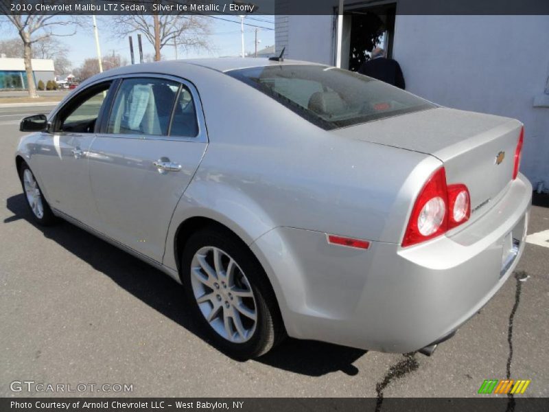 Silver Ice Metallic / Ebony 2010 Chevrolet Malibu LTZ Sedan
