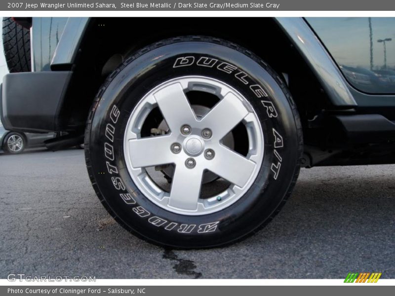 Steel Blue Metallic / Dark Slate Gray/Medium Slate Gray 2007 Jeep Wrangler Unlimited Sahara