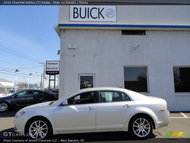 Silver Ice Metallic / Ebony 2010 Chevrolet Malibu LTZ Sedan
