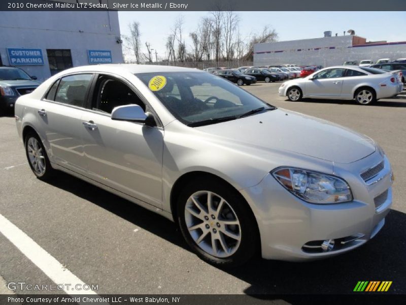 Silver Ice Metallic / Ebony 2010 Chevrolet Malibu LTZ Sedan