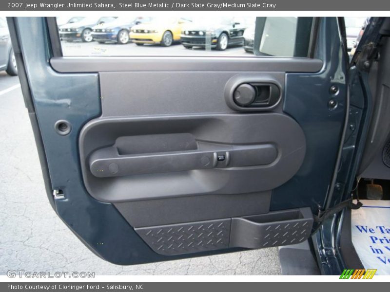 Steel Blue Metallic / Dark Slate Gray/Medium Slate Gray 2007 Jeep Wrangler Unlimited Sahara