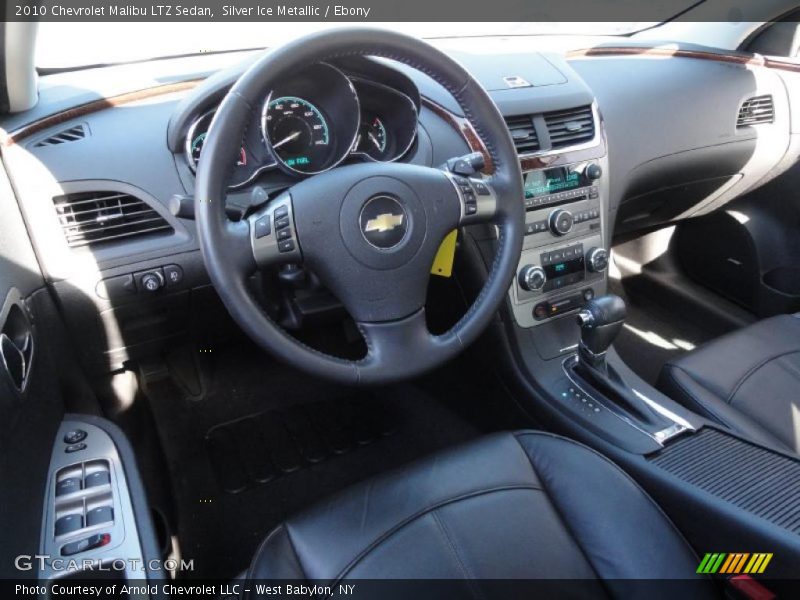 Silver Ice Metallic / Ebony 2010 Chevrolet Malibu LTZ Sedan