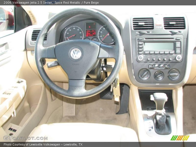 Spice Red Metallic / Pure Beige 2006 Volkswagen Jetta 2.5 Sedan