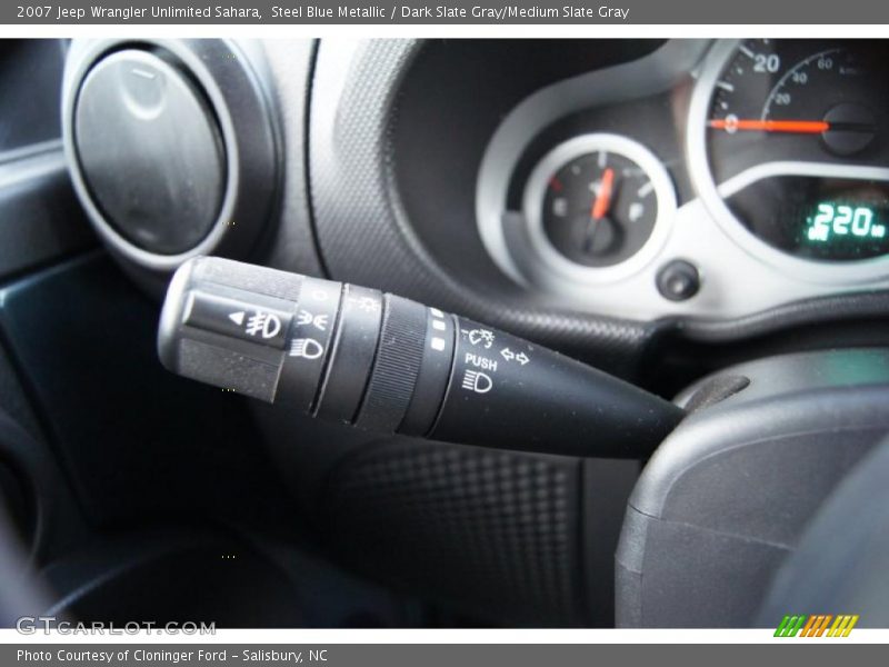 Steel Blue Metallic / Dark Slate Gray/Medium Slate Gray 2007 Jeep Wrangler Unlimited Sahara