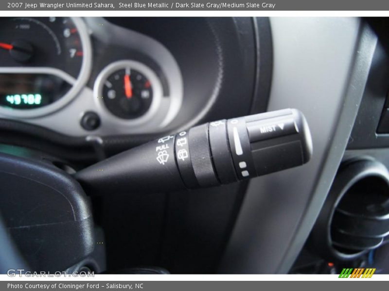 Steel Blue Metallic / Dark Slate Gray/Medium Slate Gray 2007 Jeep Wrangler Unlimited Sahara