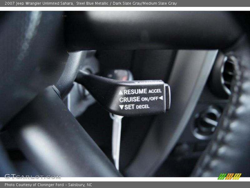 Steel Blue Metallic / Dark Slate Gray/Medium Slate Gray 2007 Jeep Wrangler Unlimited Sahara