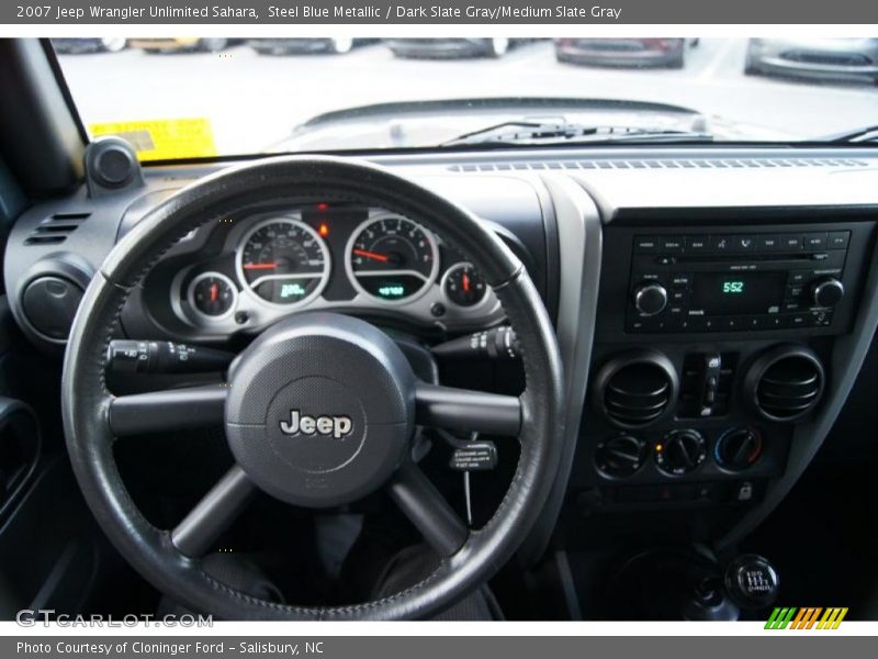 Steel Blue Metallic / Dark Slate Gray/Medium Slate Gray 2007 Jeep Wrangler Unlimited Sahara