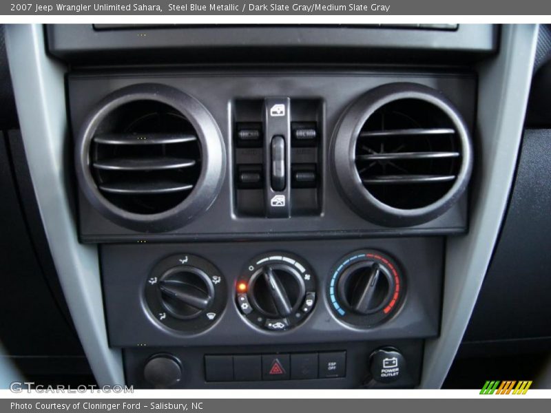 Steel Blue Metallic / Dark Slate Gray/Medium Slate Gray 2007 Jeep Wrangler Unlimited Sahara