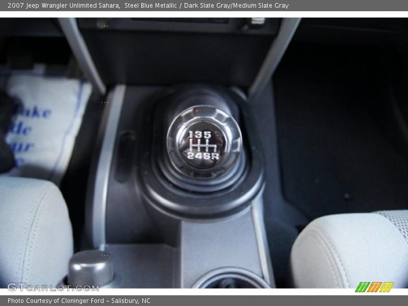 Steel Blue Metallic / Dark Slate Gray/Medium Slate Gray 2007 Jeep Wrangler Unlimited Sahara