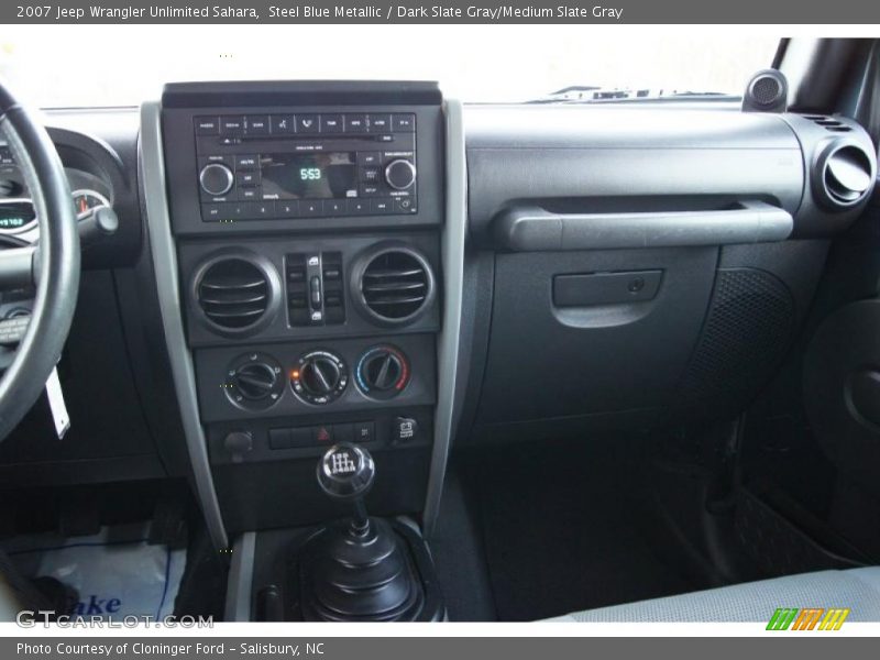 Steel Blue Metallic / Dark Slate Gray/Medium Slate Gray 2007 Jeep Wrangler Unlimited Sahara