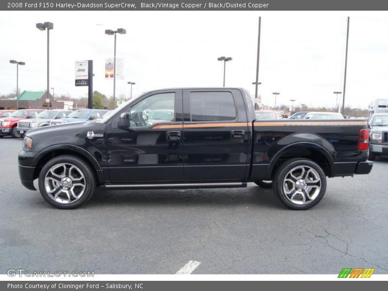  2008 F150 Harley-Davidson SuperCrew Black/Vintage Copper