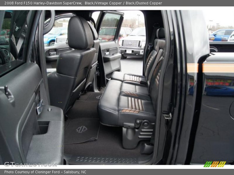  2008 F150 Harley-Davidson SuperCrew Black/Dusted Copper Interior