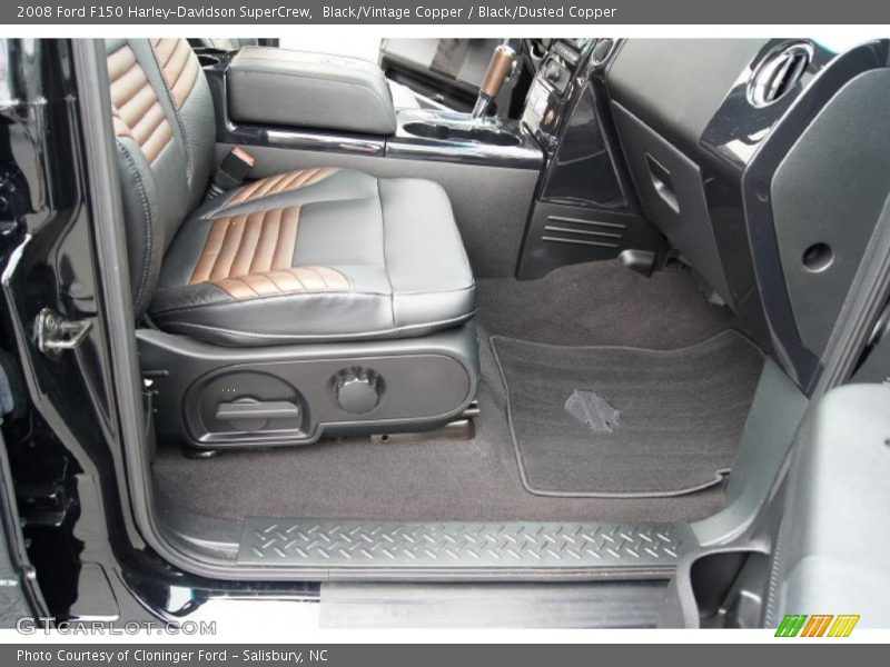  2008 F150 Harley-Davidson SuperCrew Black/Dusted Copper Interior