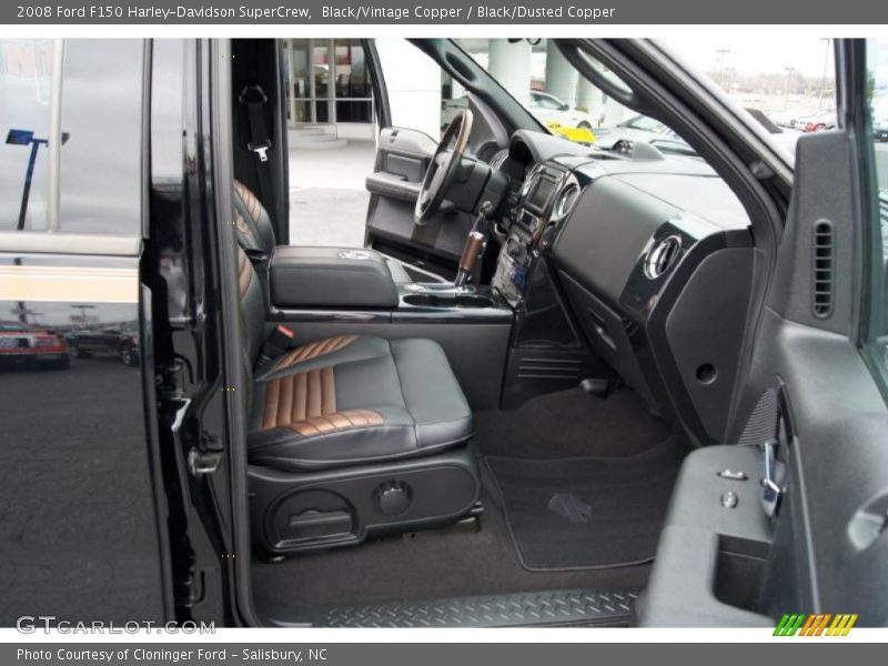  2008 F150 Harley-Davidson SuperCrew Black/Dusted Copper Interior