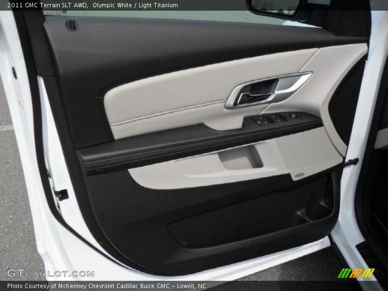 Olympic White / Light Titanium 2011 GMC Terrain SLT AWD
