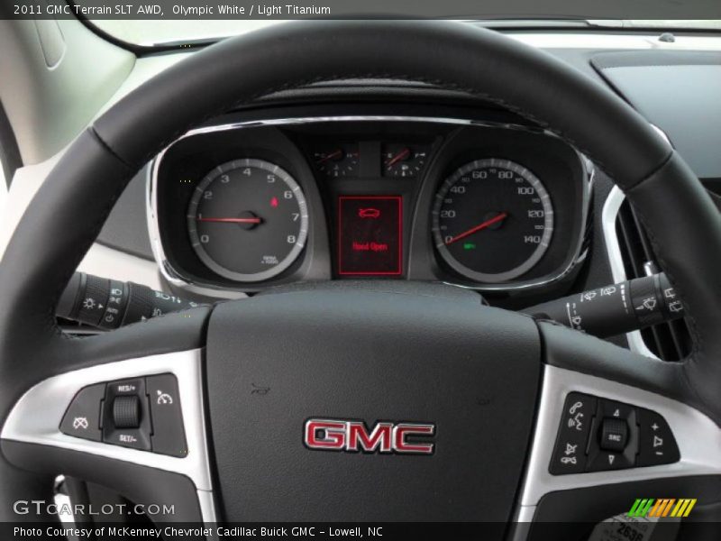 Olympic White / Light Titanium 2011 GMC Terrain SLT AWD