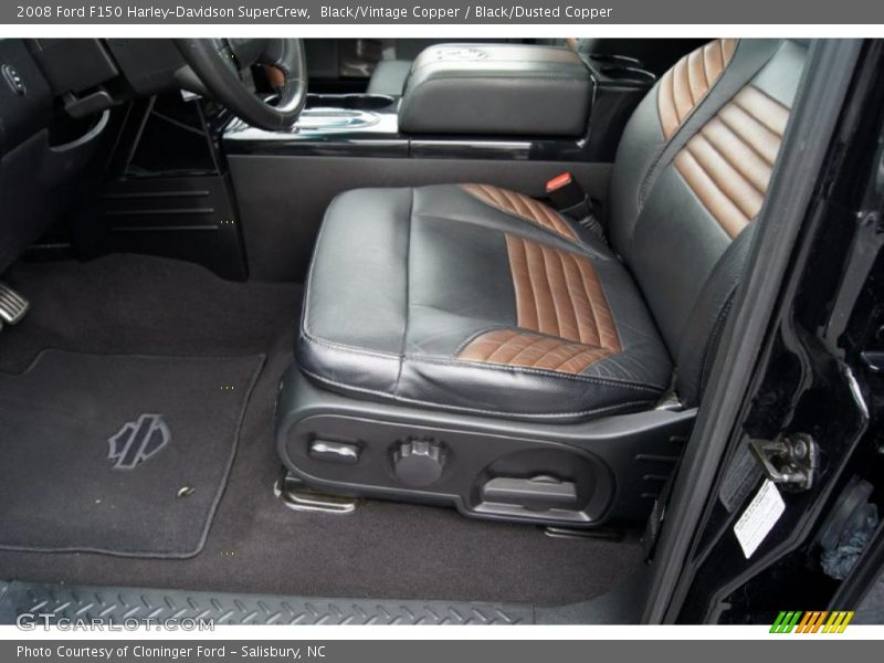  2008 F150 Harley-Davidson SuperCrew Black/Dusted Copper Interior
