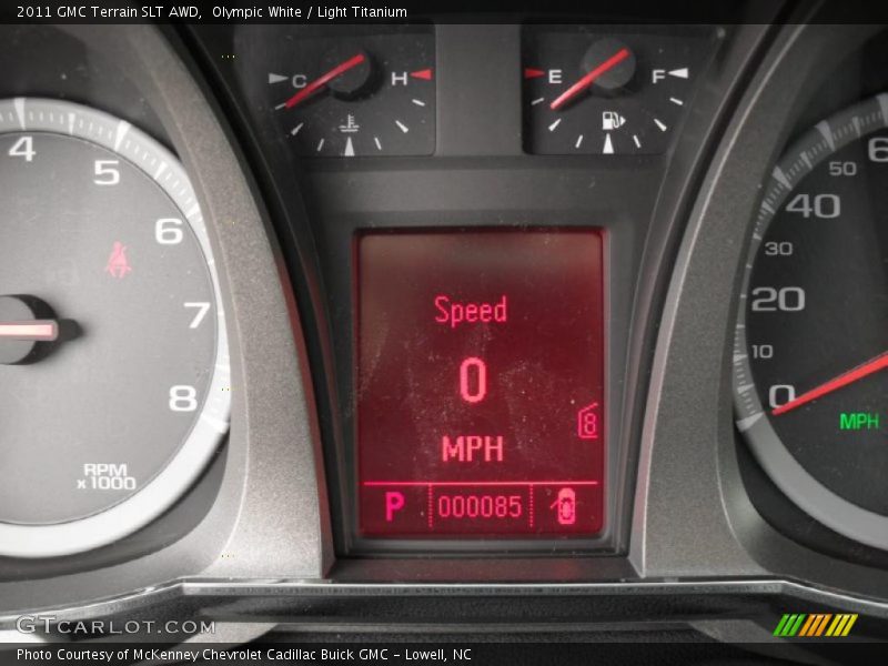Olympic White / Light Titanium 2011 GMC Terrain SLT AWD