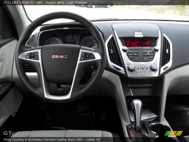 Olympic White / Light Titanium 2011 GMC Terrain SLT AWD