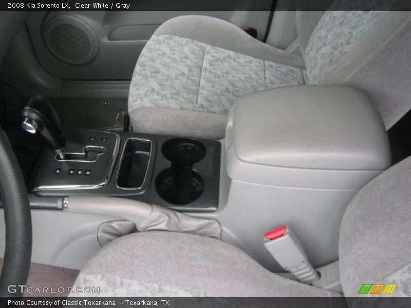 Clear White / Gray 2008 Kia Sorento LX