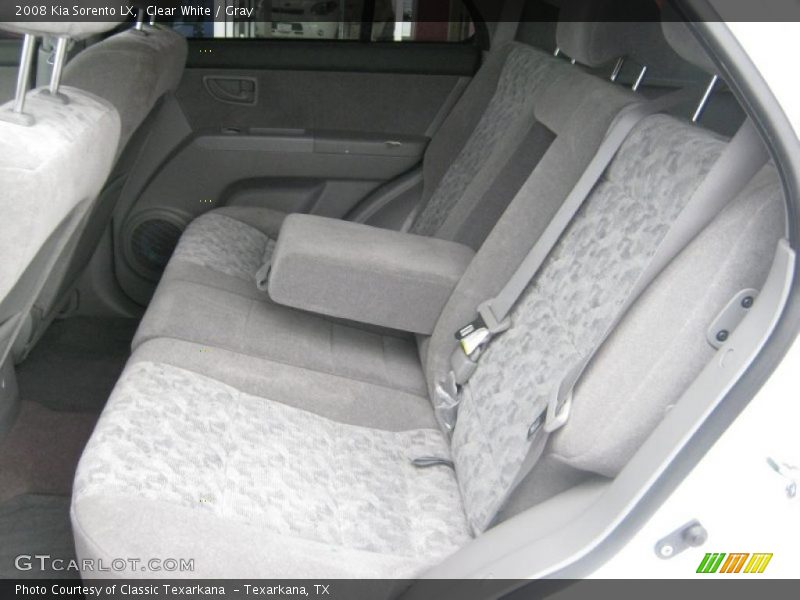 Clear White / Gray 2008 Kia Sorento LX