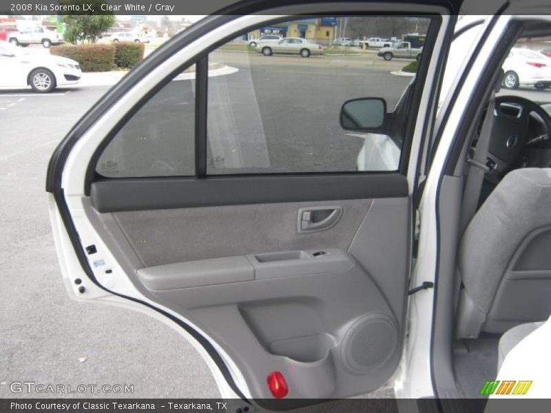 Clear White / Gray 2008 Kia Sorento LX