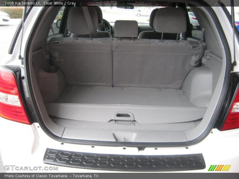Clear White / Gray 2008 Kia Sorento LX