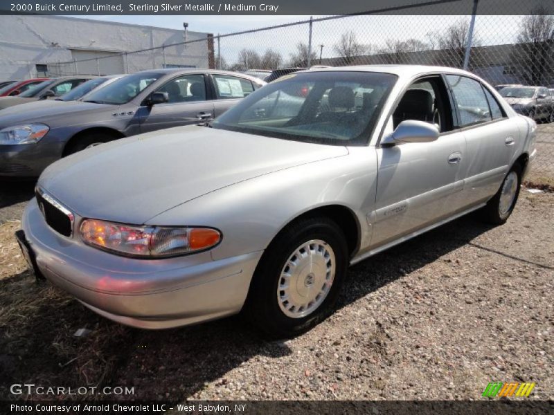Sterling Silver Metallic / Medium Gray 2000 Buick Century Limited