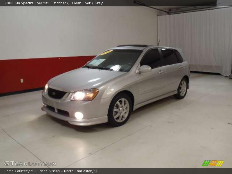 Clear Silver / Gray 2006 Kia Spectra Spectra5 Hatchback