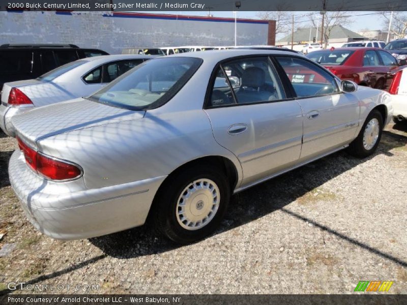 Sterling Silver Metallic / Medium Gray 2000 Buick Century Limited