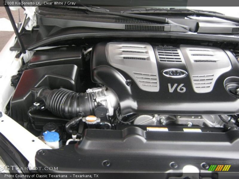Clear White / Gray 2008 Kia Sorento LX
