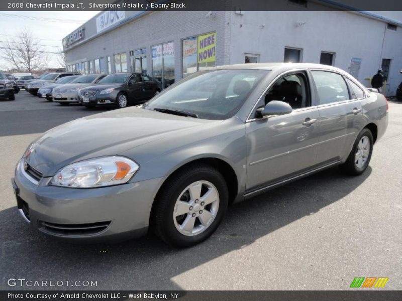 Silverstone Metallic / Ebony Black 2008 Chevrolet Impala LT