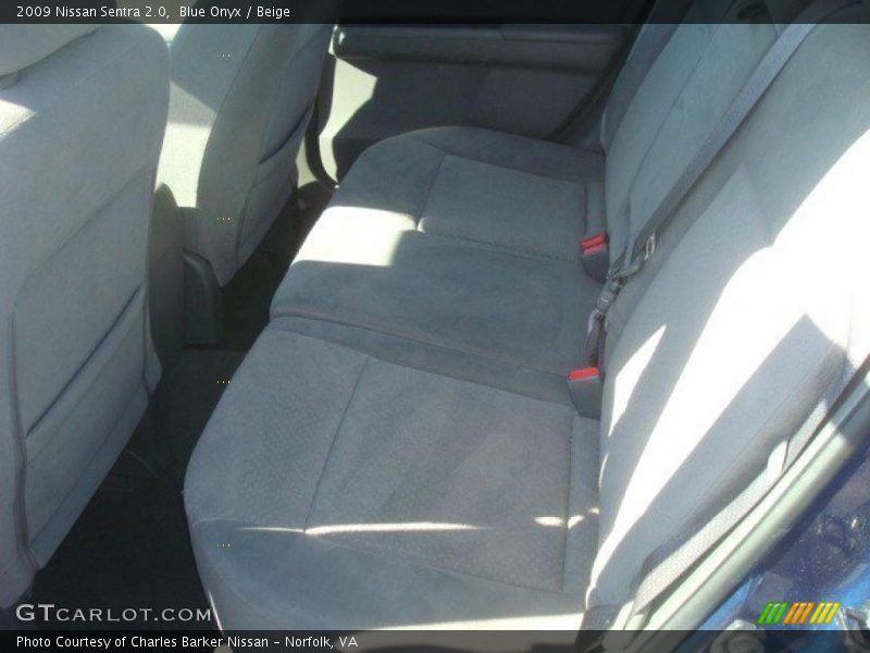 Blue Onyx / Beige 2009 Nissan Sentra 2.0